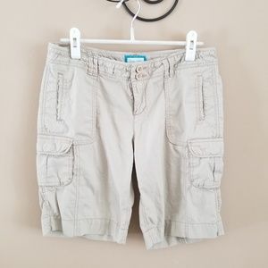 Maurices Lightweight Khaki Cargo Bermuda Short
